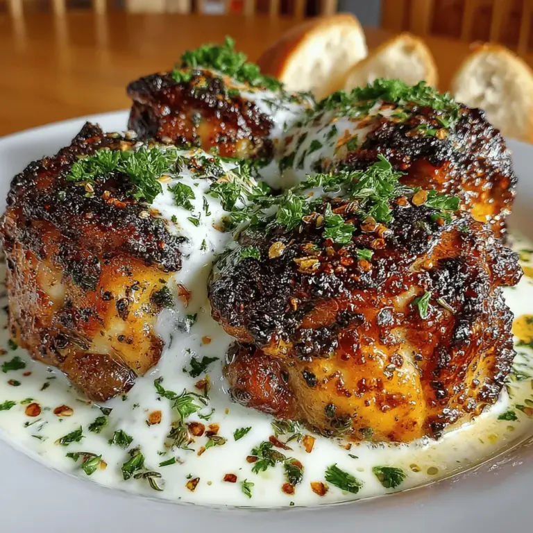 When it comes to comfort food, few dishes can compete with the rich, savory delight of creamy garlic herb chicken thighs. This dish encapsulates the essence of home-cooked meals, combining tender chicken with a luxurious sauce that entices the senses. The creamy garlic herb sauce, infused with aromatic herbs, enhances the natural flavors of the chicken, making it a perfect centerpiece for any dinner table. Whether you're preparing a weeknight meal or hosting a special gathering, creamy garlic herb chicken thighs promise to impress.