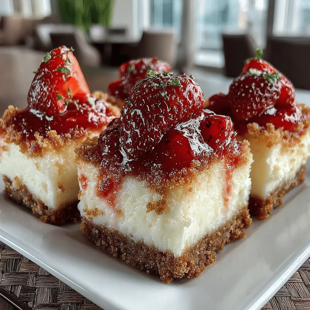 To create the perfect Delightful Strawberry Cheesecake Bars, it’s essential to understand the key components that make this dessert so special. Each ingredient plays a critical role in achieving the ideal flavor and texture.