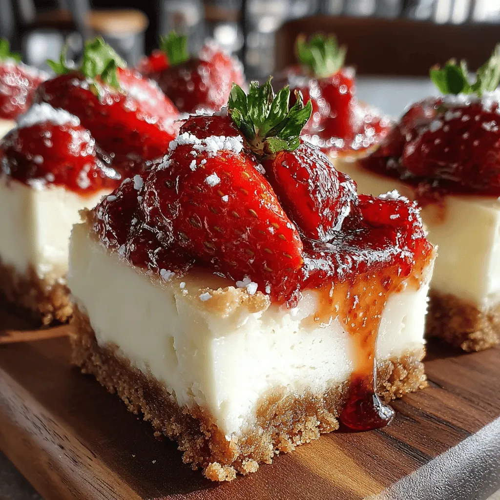To create the perfect Delightful Strawberry Cheesecake Bars, it’s essential to understand the key components that make this dessert so special. Each ingredient plays a critical role in achieving the ideal flavor and texture.