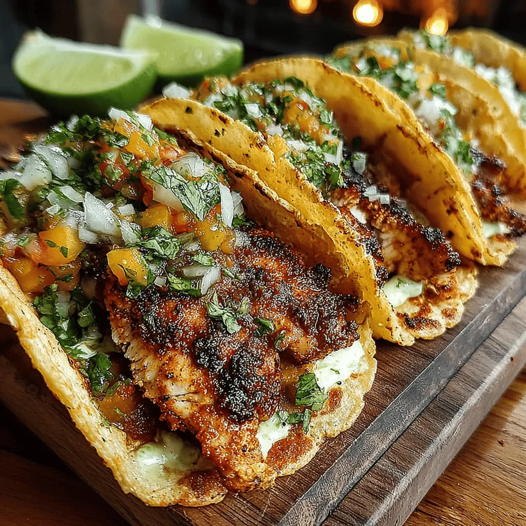 Peach Salsa Grilled Chicken Tacos are a delightful fusion of vibrant flavors, showcasing the sweetness of ripe peaches against the savory backdrop of grilled chicken. This dish not only brings together a medley of fresh ingredients but also embodies the essence of summer dining—light, refreshing, and bursting with taste. The combination of juicy chicken and zesty peach salsa creates a taco experience that is both unique and satisfying, making it a perfect choice for summer gatherings, casual weeknight dinners, or entertaining friends and family.