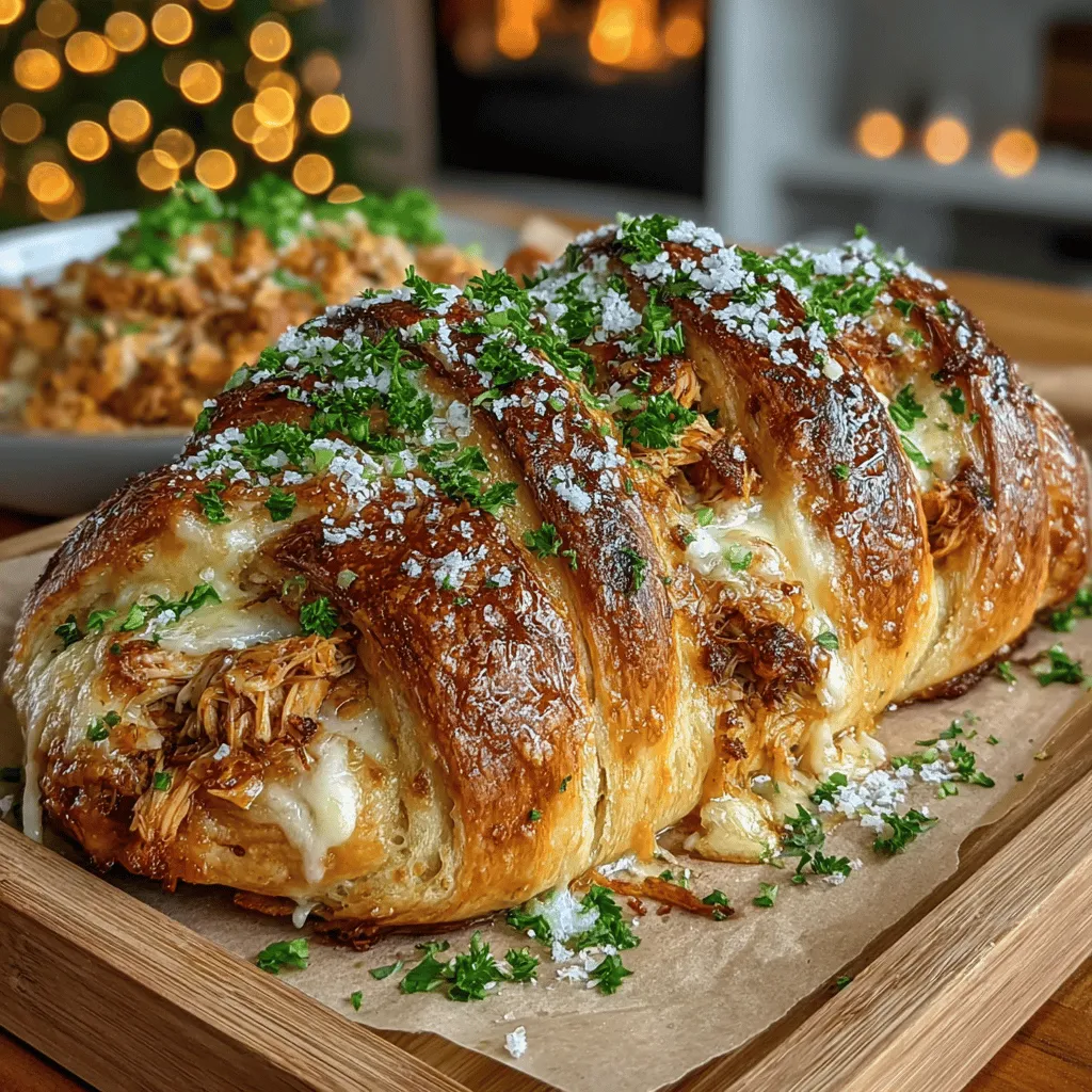 When it comes to comfort food, few dishes can rival the rich and creamy flavors of Chicken Alfredo. Now, imagine this classic dish transformed into a visually stunning and easy-to-make crescent braid. The Creamy Baked Chicken Alfredo Crescent Braid is not just a feast for the palate; it’s also a feast for the eyes. This recipe combines tender, flavorful chicken enveloped in a luscious Alfredo sauce, all wrapped in flaky, golden crescent roll dough. Perfect for weeknight dinners, potlucks, or family gatherings, this dish is sure to impress both in taste and presentation.