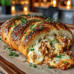 When it comes to comfort food, few dishes can rival the rich and creamy flavors of Chicken Alfredo. Now, imagine this classic dish transformed into a visually stunning and easy-to-make crescent braid. The Creamy Baked Chicken Alfredo Crescent Braid is not just a feast for the palate; it’s also a feast for the eyes. This recipe combines tender, flavorful chicken enveloped in a luscious Alfredo sauce, all wrapped in flaky, golden crescent roll dough. Perfect for weeknight dinners, potlucks, or family gatherings, this dish is sure to impress both in taste and presentation.