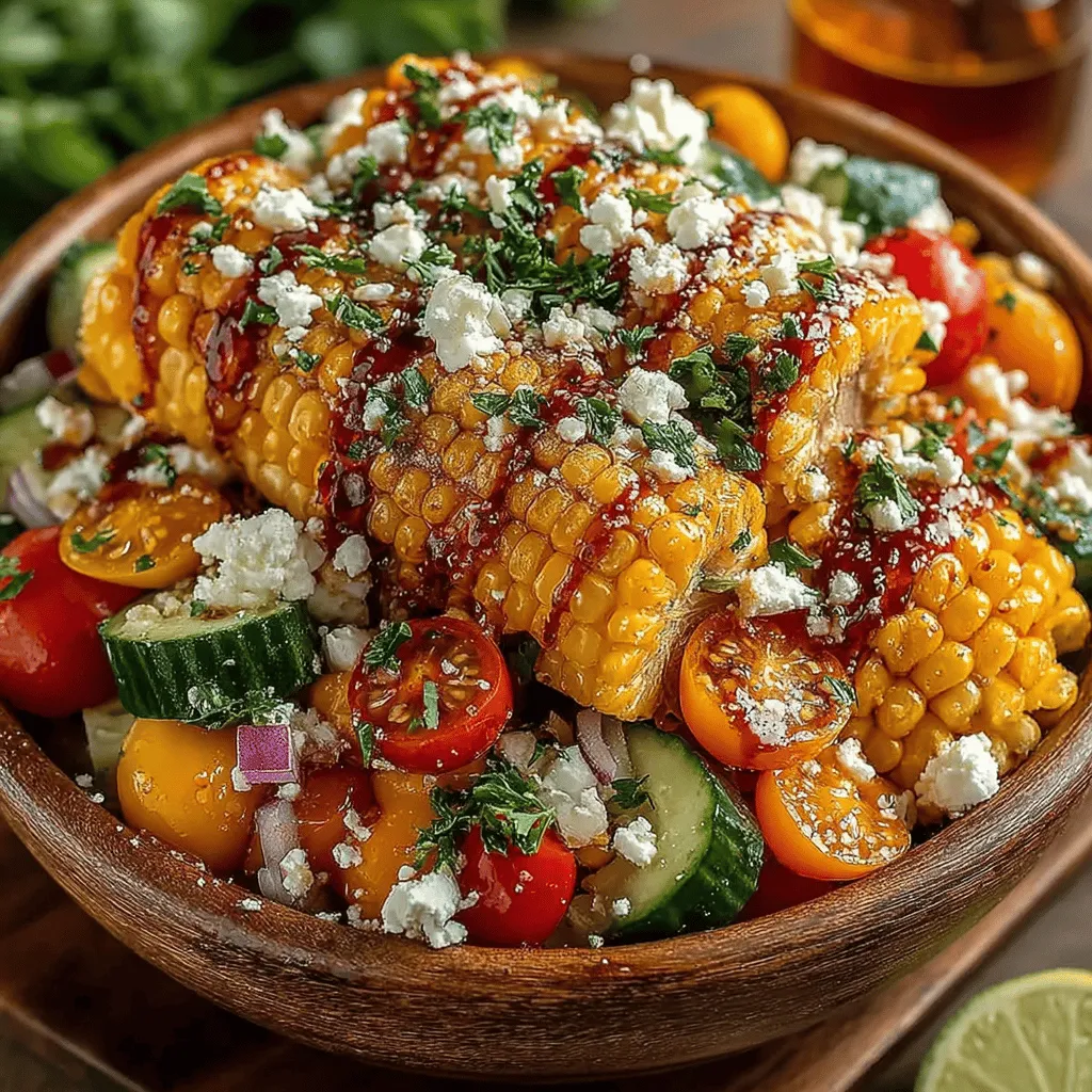 Golden Bliss Sweet Corn Salad is a delightful dish that celebrates the vibrant flavors and textures of fresh produce. This salad features the star ingredient—sweet corn—alongside a medley of colorful vegetables, creating a visually appealing and nutritious option for any meal. With its bright hues and refreshing taste, this salad is not only a feast for the eyes but also for the palate, making it an ideal choice for picnics, barbecues, and family gatherings. Whether served as a side dish or a light main course, the Golden Bliss Sweet Corn Salad is versatile enough to complement a variety of cuisines and occasions.