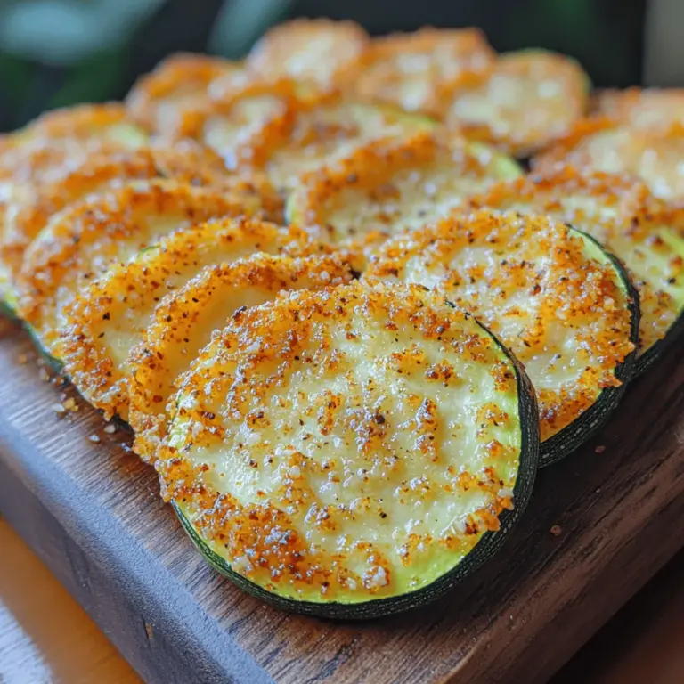 If you're searching for a delightful snack that is not only delicious but also guilt-free, look no further than crispy golden Parmesan zucchini chips. This recipe has garnered attention for its ability to transform a humble vegetable into a crunchy, savory treat that both kids and adults will love. With their irresistible crispiness and a hint of cheesy flavor, these zucchini chips serve as an excellent alternative to traditional potato chips. They are perfect for snacking, entertaining, or even as a side dish that adds a creative twist to your meals.