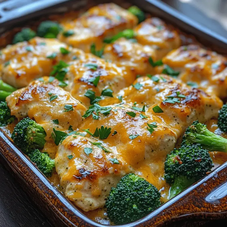 Baked chicken recipes have long been a staple in households across the globe, celebrated for their simplicity and versatility. They offer a delicious way to prepare a healthy meal without sacrificing flavor. Among the myriad of baked chicken dishes, the Zesty Baked Ranch Chicken & Broccoli stands out as a delightful option that combines the savory richness of chicken with the nutritious crunch of broccoli, all enveloped in a creamy, tangy ranch-inspired sauce. This dish not only tantalizes the taste buds but also promotes a balanced diet, making it an ideal choice for busy weeknights or family gatherings.