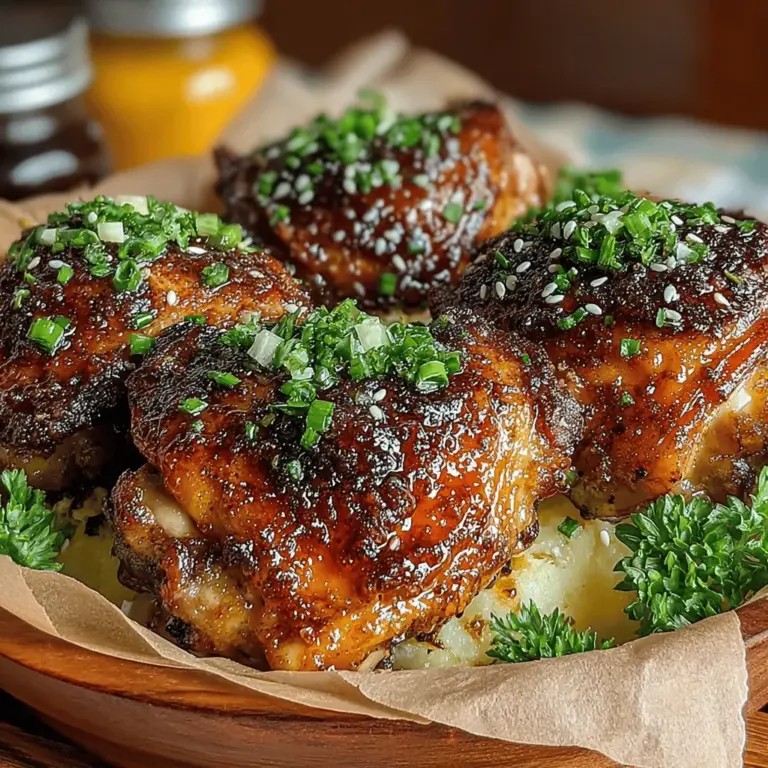 To create Sweet & Savory Honey Garlic Roasted Chicken Thighs, it’s essential to understand the role of each ingredient. This dish relies on a handful of key components that not only contribute to the flavor but also ensure a delightful texture.