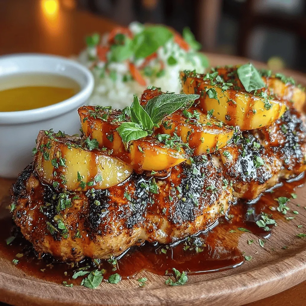 If you’re looking to elevate your summer grilling game, look no further than Grilled Peach Chicken with Balsamic Drizzle. This delightful dish combines the savory goodness of grilled chicken with the sweet, juicy flavors of ripe peaches, all finished with a tangy balsamic reduction that ties the elements together in perfect harmony. Not only is this recipe a feast for the eyes, but it also tantalizes the taste buds, making it an ideal choice for outdoor gatherings, family dinners, or even a romantic evening at home.