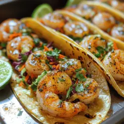 Zesty Lime Shrimp Street Tacos: A Culinary Delight