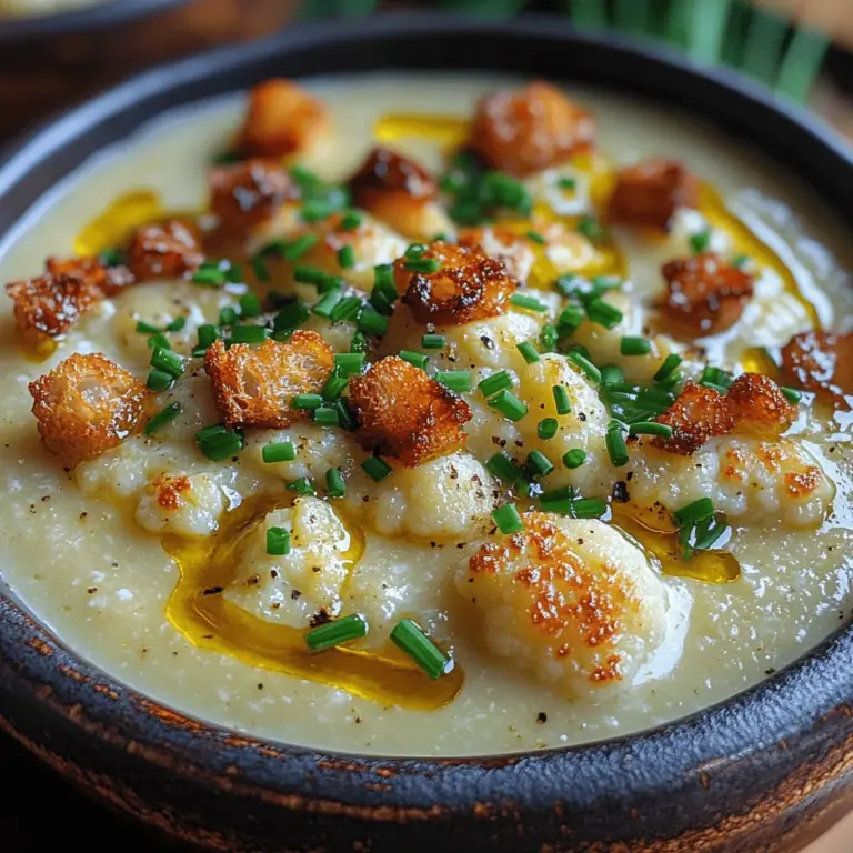 In a world where comfort food often takes the form of heavy, calorie-laden dishes, Cauliflower Bliss Soup stands out as a light yet satisfying option. This creamy, flavorful soup is not only easy to prepare but also packed with nutrients that can warm your soul and nourish your body. Whether you're following a plant-based diet, managing dietary restrictions, or simply looking for a delicious bowl of goodness, this recipe is sure to please.