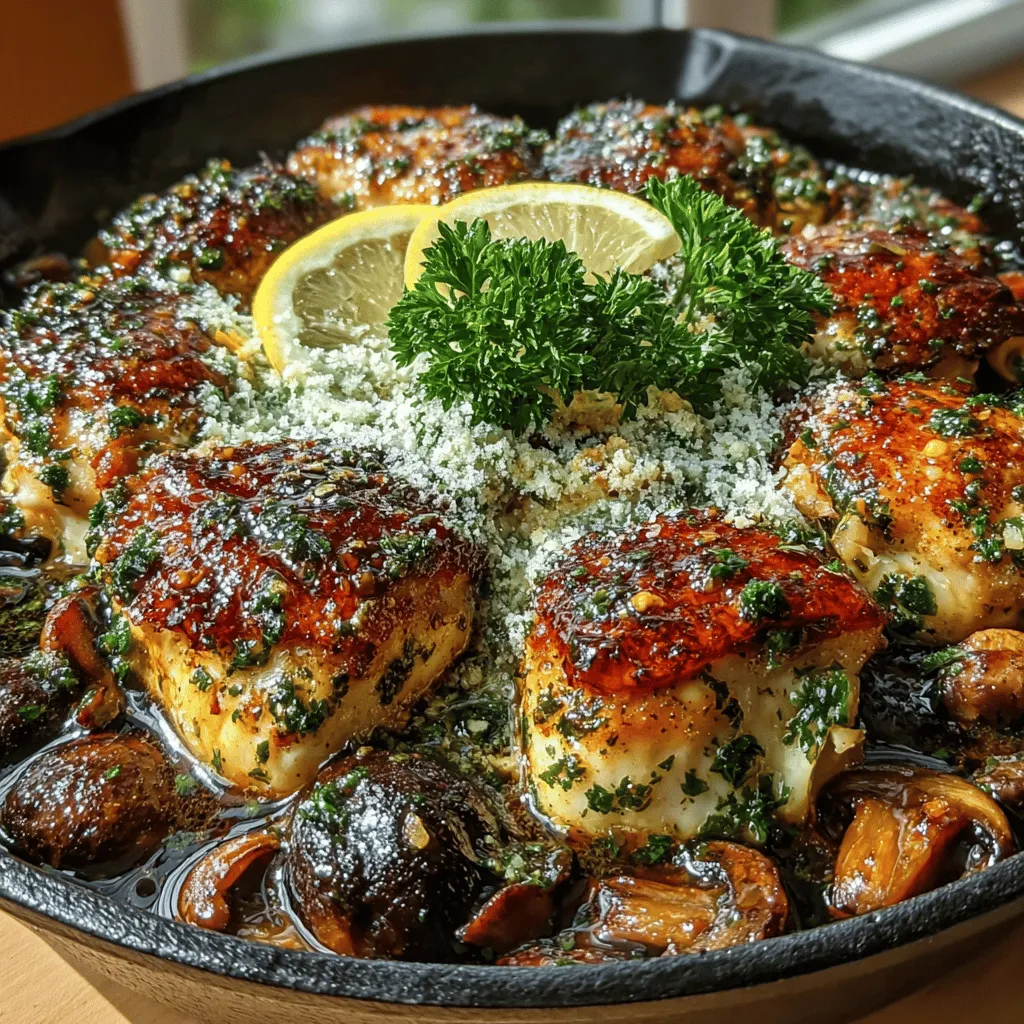 When it comes to comfort food that’s both satisfying and easy to prepare, few dishes can compete with the rich flavors of a Garlic Butter Chicken and Mushroom Skillet. This dish seamlessly combines tender chicken with earthy mushrooms, all enveloped in a luscious garlic butter sauce. The result is a savory masterpiece that is not only delicious but also visually appealing, making it perfect for family dinners, weeknight meals, or even special occasions.