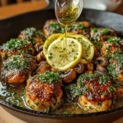 Garlic Butter Chicken and Mushroom Skillet: A Culinary Delight