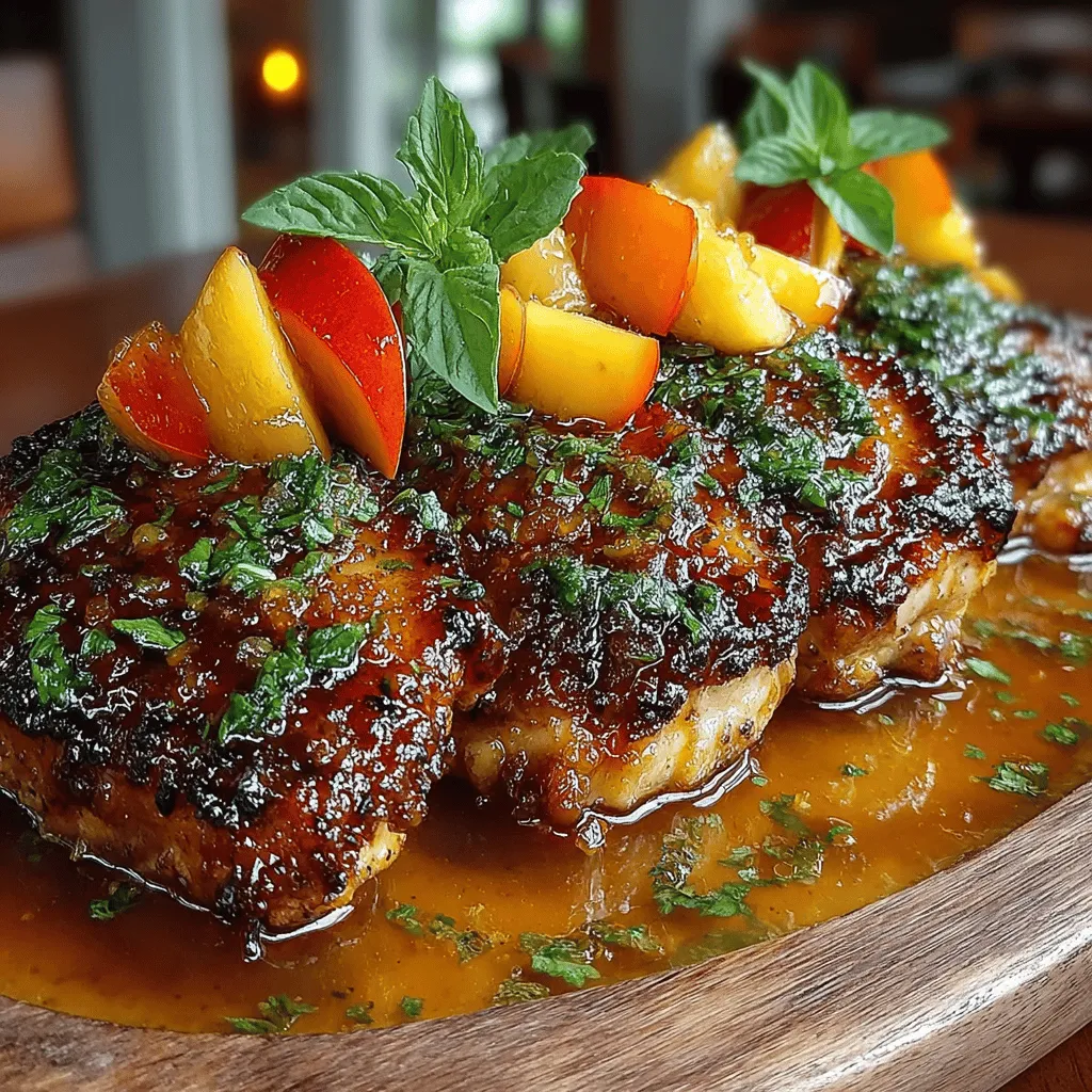 As the sun shines brightly and the days grow longer, there’s no better way to celebrate the warmth of summer than with a refreshing and flavorful meal. Sweet Summer Peach Glazed Chicken is the perfect dish to bring the essence of summer to your dining table. This delightful recipe combines the sweetness of ripe peaches with the savory tenderness of chicken, creating a taste experience that is both unique and satisfying. It’s an ideal choice for summer gatherings, barbecues, or a cozy family dinner, showcasing seasonal ingredients that highlight the best flavors of the warmer months.