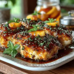 As the sun shines brightly and the days grow longer, there’s no better way to celebrate the warmth of summer than with a refreshing and flavorful meal. Sweet Summer Peach Glazed Chicken is the perfect dish to bring the essence of summer to your dining table. This delightful recipe combines the sweetness of ripe peaches with the savory tenderness of chicken, creating a taste experience that is both unique and satisfying. It’s an ideal choice for summer gatherings, barbecues, or a cozy family dinner, showcasing seasonal ingredients that highlight the best flavors of the warmer months.
