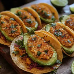 Crispy Panko Avocado Tacos Recipe
