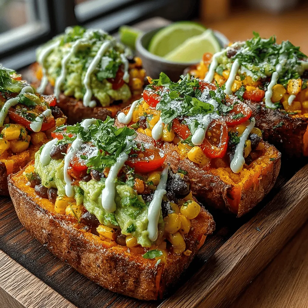 In recent years, the culinary landscape has witnessed a remarkable shift toward plant-based recipes. As more individuals embrace vegetarian and vegan diets, the demand for innovative and nutritious meals has surged. One standout dish that captures the essence of this movement is the Sweet Potato Taco Boats with Avocado Drizzle. These delightful little boats are not only visually appealing but also packed with flavor, making them a perfect option for anyone looking to enjoy a healthy meal without compromising on taste.