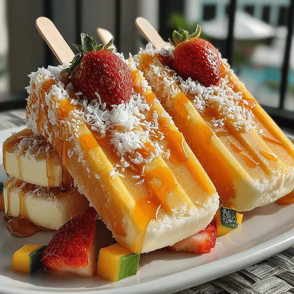 As the temperatures rise and summer approaches, there’s nothing quite like a frozen treat to cool you down. One such refreshing delight is the Tropical Sunshine Pops, a vibrant and fruity popsicle that encapsulates the essence of a sun-soaked beach day. Bursting with the sweet flavors of fresh mango and pineapple, these pops are not only delicious but also packed with health benefits, making them the perfect guilt-free indulgence for the whole family.