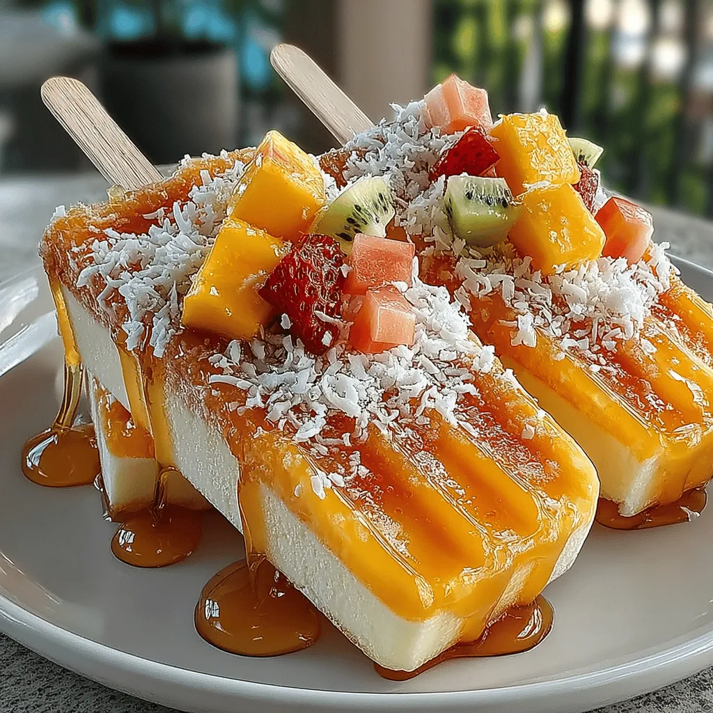 As the temperatures rise and summer approaches, there’s nothing quite like a frozen treat to cool you down. One such refreshing delight is the Tropical Sunshine Pops, a vibrant and fruity popsicle that encapsulates the essence of a sun-soaked beach day. Bursting with the sweet flavors of fresh mango and pineapple, these pops are not only delicious but also packed with health benefits, making them the perfect guilt-free indulgence for the whole family.