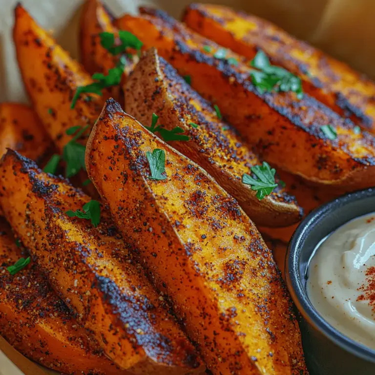 Crispy Cajun sweet potato wedges are not just a dish; they represent a culinary journey into the heart of flavor and comfort. As a vibrant twist on traditional fries, these wedges combine the natural sweetness of sweet potatoes with a zesty Cajun spice blend that delivers a bold kick. The significance of this recipe lies not only in its irresistible taste but also in its adaptability—whether served as a side dish, snack, or appetizer, they never fail to impress.