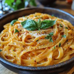 To truly appreciate the Creamy Roasted Red Pepper Pasta, it’s essential to understand the role each ingredient plays in creating its delectable flavor profile and texture. Each component has been carefully selected to enhance the overall dish, ensuring that every mouthful is a harmonious blend of taste and nutrition.