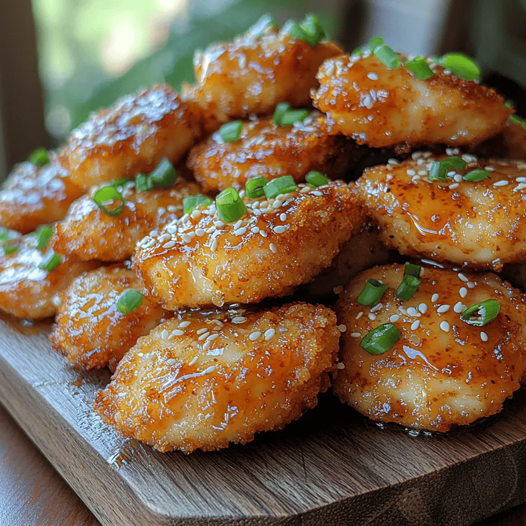 In the heart of every home, the kitchen serves as a sanctuary of creativity and comfort, where delicious meals are crafted with love and care. One dish that encapsulates this joy is the Crispy Honey Garlic Chicken Bites. This recipe is a delightful marriage of flavors and textures, featuring succulent pieces of chicken enveloped in a crunchy coating that gives way to an irresistible sweet and sticky honey garlic sauce. Whether you are hosting a gathering or simply looking to treat yourself to a satisfying meal, these chicken bites promise to impress and satisfy.