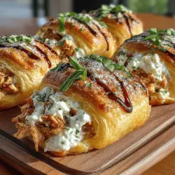 The beauty of the Creamy Sun-Dried Tomato Chicken Puff Pastries lies not only in their flaky texture but also in the depth of flavor created during the sautéing process. The combination of garlic and sun-dried tomatoes serves as the backbone of this dish. Garlic, known for its pungent aroma and robust flavor, transforms when sautéed, becoming mellower and sweeter. This process releases its essential oils, infusing the dish with a fragrant warmth.