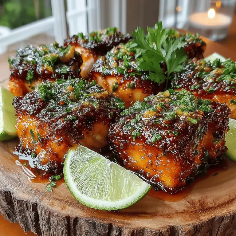 If you’re searching for an exciting dish that seamlessly blends rich flavors with health benefits, look no further than Spicy Mango Glazed Salmon Bites. This vibrant recipe showcases succulent salmon, marinated and glazed in a luscious mango sauce, creating a delightful balance of sweetness and spice. Whether you’re hosting a dinner party or enjoying a cozy family meal, these salmon bites are sure to impress. Their colorful presentation and tantalizing aroma make them a standout choice for any occasion.
