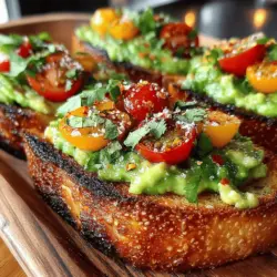 In recent years, avocado toast has transformed from a simple breakfast item into a staple of modern cuisine, celebrated for its creamy texture and versatility. This beloved dish has taken the culinary world by storm, offering a myriad of possibilities for customization and flavor enhancement. Among the many variations, the Zesty Lime Avocado Toast with a Twist stands out by infusing the classic avocado spread with the refreshing brightness of lime and the aromatic touch of fresh herbs. This delightful recipe not only elevates the traditional concept of avocado toast but also introduces a burst of flavor that is sure to tantalize your taste buds.
