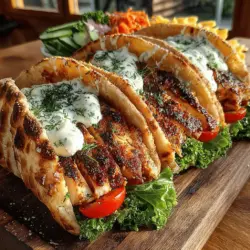 Creamy Dill Ranch Chicken Pita Pockets Recipe