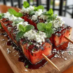 As the temperatures rise and the sun shines brightly, nothing beats the allure of a refreshing snack that captures the essence of summer. Watermelon feta skewers are the perfect embodiment of this seasonal delight, combining juicy watermelon with creamy feta cheese for a taste experience that is as vibrant as it is delicious. This simple yet elegant dish not only tantalizes the taste buds but also offers a delightful contrast of flavors and textures, making it an ideal choice for various occasions.