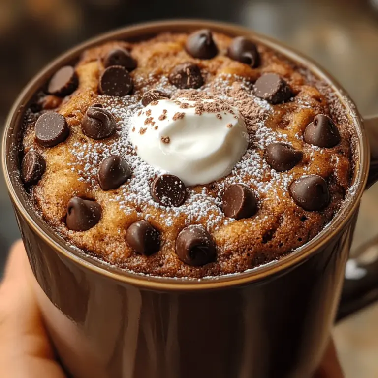 In a world where indulgences often come laden with guilt, the Guilt-Free Chocolate Mug Cake stands out as a beacon of hope for dessert lovers. This simple yet satisfying recipe allows you to revel in the rich, velvety taste of chocolate without compromising your health goals. Whether you’re craving a quick snack or looking for a late-night treat, this mug cake is the perfect solution, combining wholesome ingredients that not only satisfy your sweet tooth but also nourish your body.