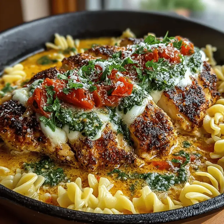 In the fast-paced world we live in, finding a meal that is both comforting and quick to prepare can feel like a challenge. Enter Creamy Tomato Basil Chicken Skillet, a dish that perfectly marries flavor and convenience. This delightful recipe is ideal for busy weeknights or when you're looking to impress guests at a special gathering. With its creamy texture, vibrant flavors, and the aromatic essence of fresh basil, this dish promises to be a hit at the dinner table.