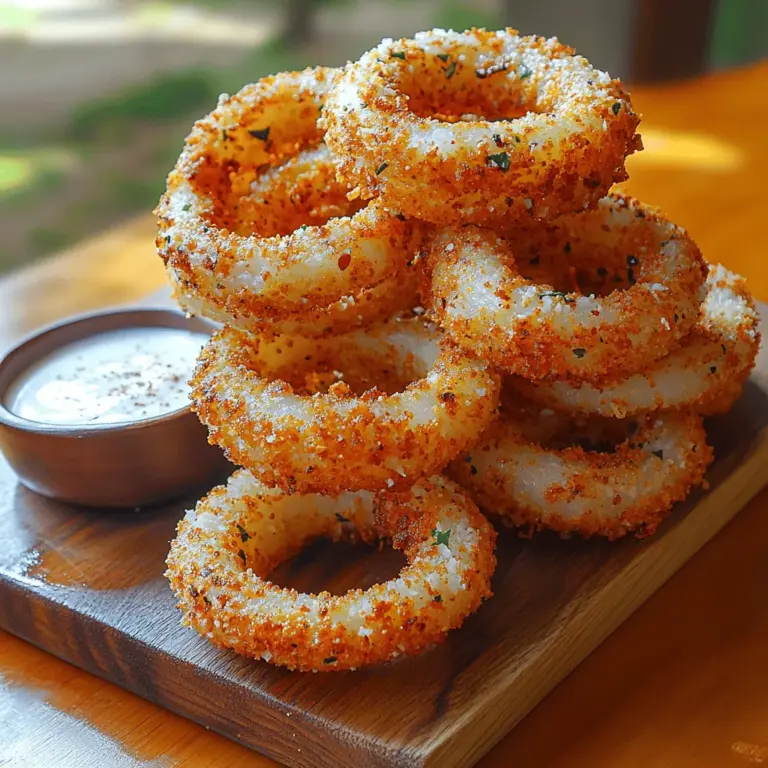 Onion rings have long held their place as a beloved snack and side dish, cherished for their crunchy exterior and the sweet, tender onion nestled within. Whether enjoyed at a backyard barbecue, served alongside burgers, or as a standalone snack, these golden rings have an undeniable appeal that transcends age and occasion. The crispy texture and rich flavor make onion rings a versatile addition to any meal, and the good news is that you can create this classic treat right in your kitchen.