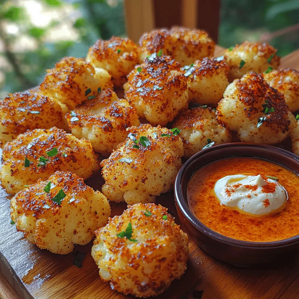 Crispy Crunchy Air-Fried Cauliflower Bites: A Healthier Snack Option