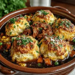Rustic Garlic Herb Chicken Cobbler: Step-by-Step Instructions and Serving Suggestions