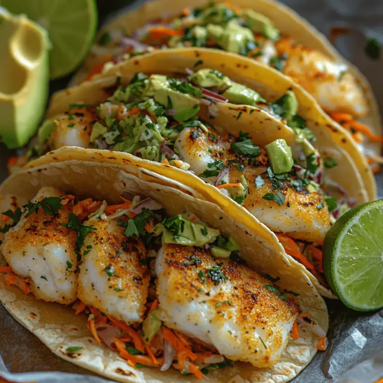 Fish tacos have emerged as a beloved staple in many cuisines, celebrated for their vibrant flavors and versatility. Drawing influence from coastal regions and Mexican cuisine, these delightful creations offer a fresh and satisfying meal option that can be enjoyed on casual weeknights, festive gatherings, or even at a beach barbecue. Crispy baked fish tacos elevate the traditional concept by providing all the crunchy texture and flavor without the added calories and grease that often come with frying.