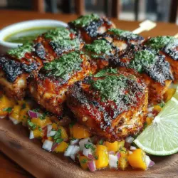 In the world of culinary delights, few dishes capture the essence of summer as beautifully as Grilled Chicken Skewers paired with a refreshing Peach Salsa. This recipe not only tantalizes your taste buds with the perfect blend of savory and sweet but also embodies the spirit of outdoor dining and gatherings. Imagine a warm evening, the smell of grilled chicken wafting through the air, and the vibrant colors of fresh salsa brightening your table. Whether you're hosting a backyard barbecue or looking for a quick weeknight meal, this recipe is versatile and easy to prepare.