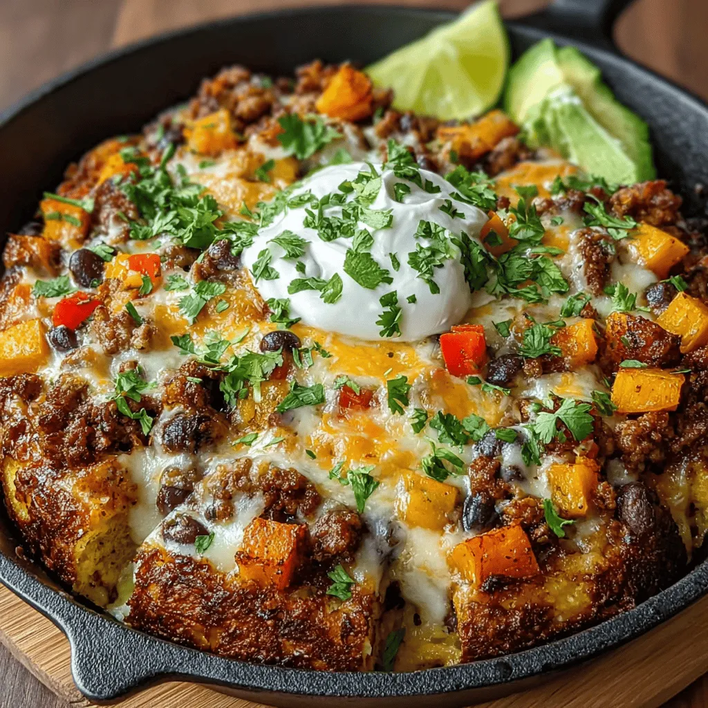 When it comes to quick, nutritious meals that are packed with flavor, the Sweet & Savory Sweet Potato & Turkey Enchilada Skillet stands out as a top contender. This dish beautifully marries the earthy sweetness of sweet potatoes with the savory richness of ground turkey, creating a delicious and satisfying meal that can be prepared in one skillet. With its vibrant colors and enticing aromas, this recipe not only pleases the palate but also nourishes the body, making it an ideal choice for busy weeknights.