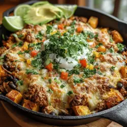 When it comes to quick, nutritious meals that are packed with flavor, the Sweet & Savory Sweet Potato & Turkey Enchilada Skillet stands out as a top contender. This dish beautifully marries the earthy sweetness of sweet potatoes with the savory richness of ground turkey, creating a delicious and satisfying meal that can be prepared in one skillet. With its vibrant colors and enticing aromas, this recipe not only pleases the palate but also nourishes the body, making it an ideal choice for busy weeknights.