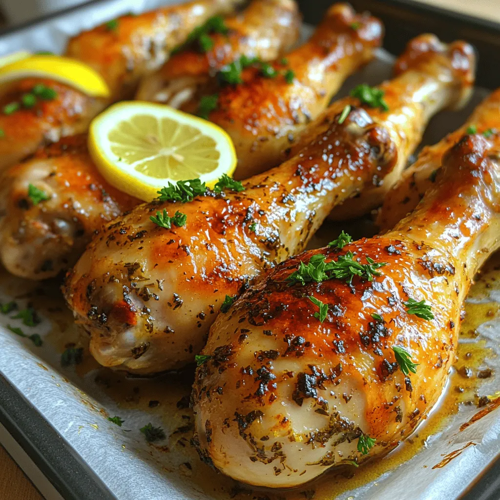 Chicken drumsticks are a beloved staple in home kitchens around the world, cherished for their rich flavor, tender meat, and cost-effectiveness. These versatile cuts of poultry can be prepared in countless ways, making them a go-to option for families and gatherings alike. One standout recipe that elevates the humble drumstick is the Zesty Lemon Herb Roasted Chicken Drumsticks. This dish combines vibrant citrus flavors and aromatic herbs, creating a mouthwatering experience that’s perfect for casual dinners or festive occasions.