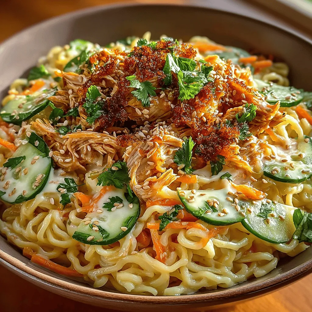 The sauce is the heart of Chilled Sesame Delight Noodles, providing the rich, nutty flavor that defines the dish. To achieve a smooth consistency, it’s crucial to whisk the sauce ingredients thoroughly. Begin by combining tahini, soy sauce, rice vinegar, sesame oil, and a touch of maple syrup or honey in a mixing bowl. Whisk vigorously until the mixture is well-blended and creamy. If you find the sauce too thick, add a small amount of water or additional rice vinegar to achieve your desired consistency.