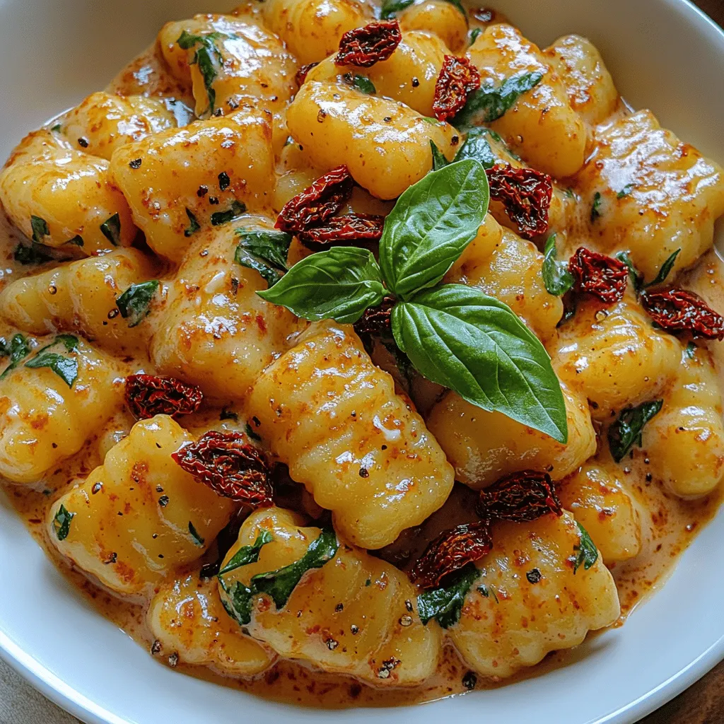 If you're on the hunt for a comforting and indulgent dish that is both satisfying and easy to prepare, look no further than creamy sun-dried tomato gnocchi. This delightful recipe combines the pillowy softness of gnocchi with a rich, velvety sauce, making it a perfect choice for cozy dinners or special occasions. The creamy elements of this dish not only enhance its flavor but also provide a sense of warmth and comfort that can brighten even the gloomiest of days.