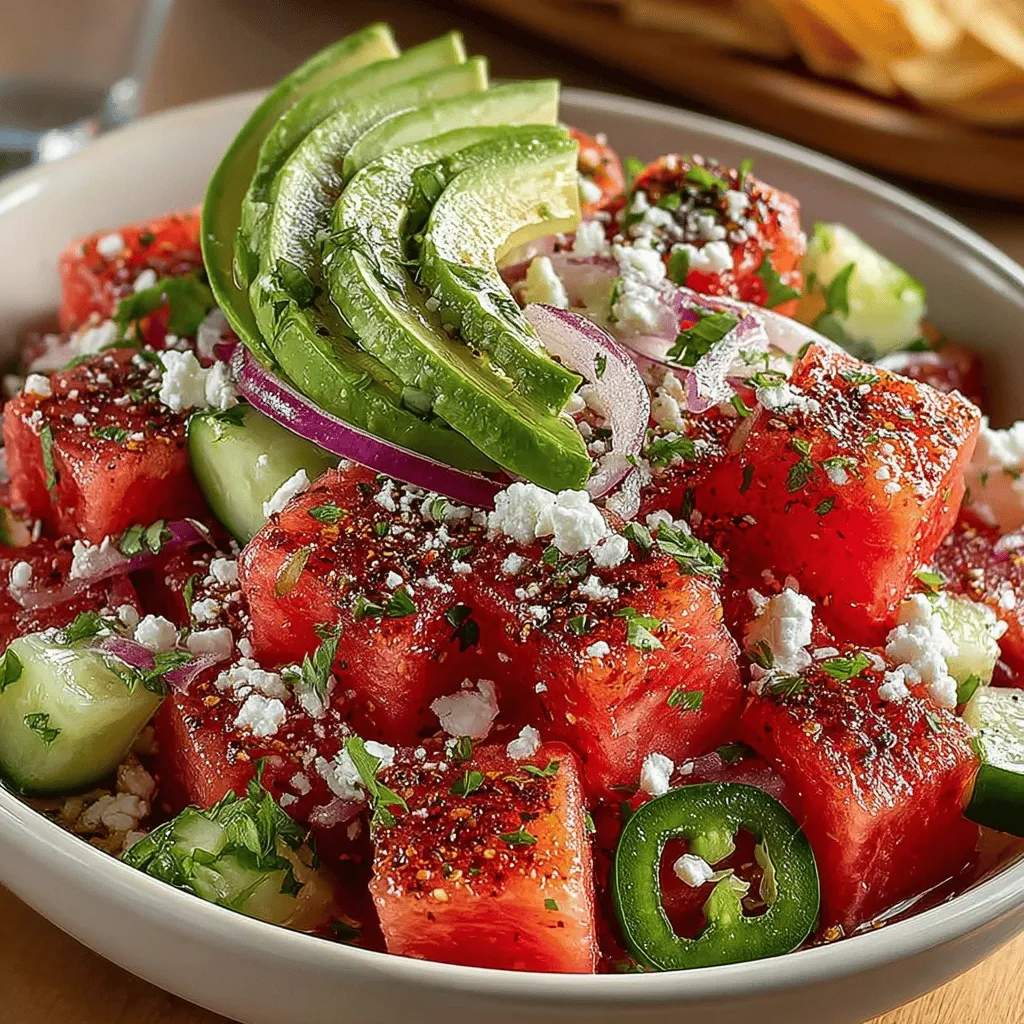 As the summer sun shines bright, the craving for light, refreshing dishes becomes almost irresistible. Summer salads, with their vibrant colors and crisp textures, are the perfect way to celebrate the season's bounty. Among the myriad of salad options, the Zesty Chili Lime Watermelon Salad stands out as a unique, flavor-packed dish that combines sweet, savory, and spicy elements. This salad is not just a feast for the eyes; it’s a delightful explosion of flavors that embodies the essence of summer.