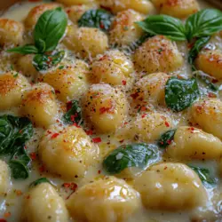 Creating the perfect creamy garlic spinach gnocchi requires a few essential steps that ensure a delightful blend of flavors and textures. Follow these detailed instructions to craft a dish that will impress your family and friends.