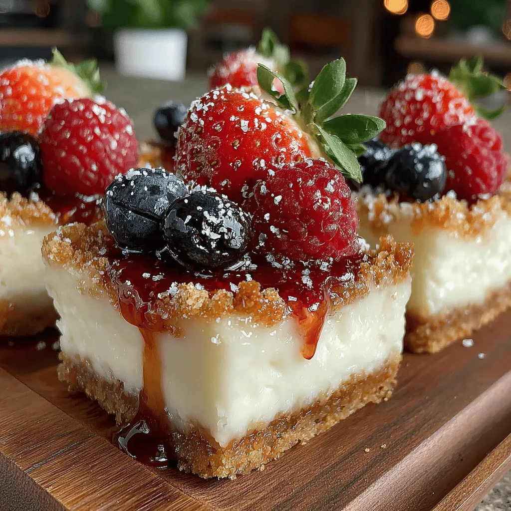 In the world of desserts, few things are as enticing as no-bake treats. These culinary wonders have surged in popularity, especially among those seeking quick and easy options that do not compromise on flavor or presentation. No-bake desserts, including our featured recipe for Delightfully Creamy No-Bake Berry Cheesecake Bars, are perfect for busy lifestyles where time is of the essence yet indulgence is still a priority. Whether you’re hosting a summer gathering, celebrating a birthday, or simply craving something sweet at the end of a long day, cheesecake bars are a versatile choice that can be customized to suit any occasion.