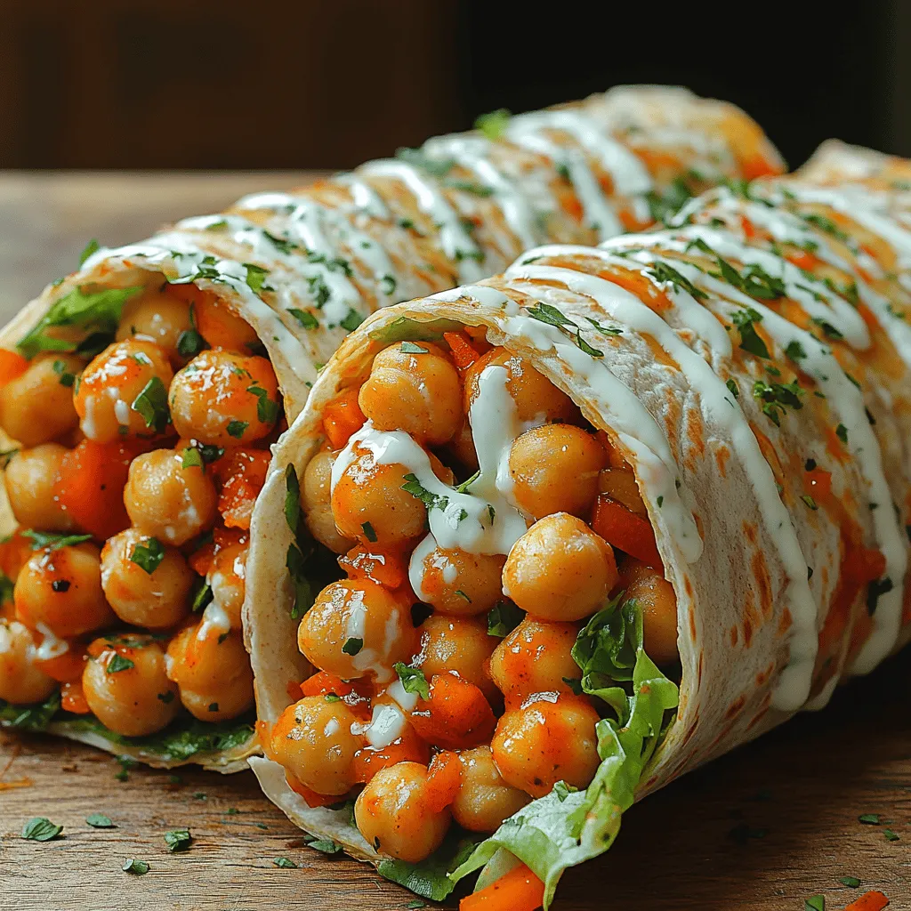 Wraps have become a beloved meal choice for many, offering a myriad of flavors and ingredients that can cater to diverse dietary preferences. Among the most popular variations are healthy wraps, which combine nutritious ingredients with bold tastes, making them not only satisfying but also wholesome. One such exciting option is the Crunchy Buffalo Chickpea Wrap. This recipe marries the nutritious goodness of chickpeas with the fiery zest of buffalo sauce, creating a meal that's both hearty and invigorating.