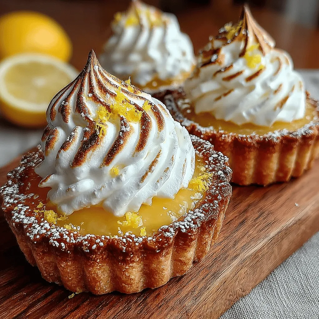 Lemon meringue pie is a timeless dessert that has captured the hearts and taste buds of many. This classic treat combines a zesty lemon filling with a fluffy meringue topping, creating a harmonious balance of tart and sweet flavors. Traditionally, lemon meringue pie is baked in a larger pie crust, but mini versions have gained popularity for their convenience and aesthetic appeal. These zesty mini lemon meringue pies are perfect for gatherings, parties, or simply as a personal indulgence, allowing you to enjoy this delightful dessert in a bite-sized format.