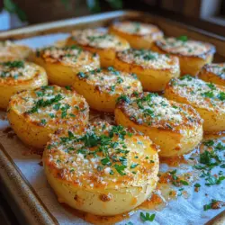 Potatoes have long held a place of prominence in cuisines around the world, celebrated for their versatility and comforting qualities. From classic mashed potatoes to crispy fries and hearty casseroles, this humble vegetable can be transformed into countless delicious dishes. Among the myriad of potato recipes, Crispy Parmesan Potato Rounds stand out as a particularly enticing option, combining the satisfying crunch of a perfectly cooked potato with the rich, savory notes of cheese. This recipe is not only easy to prepare but also serves as an excellent snack or side dish that can complement a variety of meals.