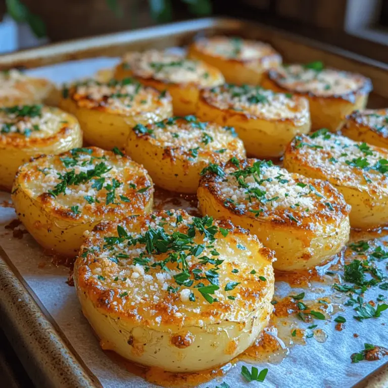 Potatoes have long held a place of prominence in cuisines around the world, celebrated for their versatility and comforting qualities. From classic mashed potatoes to crispy fries and hearty casseroles, this humble vegetable can be transformed into countless delicious dishes. Among the myriad of potato recipes, Crispy Parmesan Potato Rounds stand out as a particularly enticing option, combining the satisfying crunch of a perfectly cooked potato with the rich, savory notes of cheese. This recipe is not only easy to prepare but also serves as an excellent snack or side dish that can complement a variety of meals.
