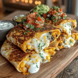 Sweet Potato Black Bean Quesadilla Pockets