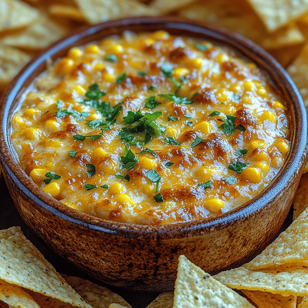 In the realm of appetizers, few dishes can rival the vibrant and tantalizing flavors of a well-prepared dip. Among the myriad options available, <strong>Spicy Bliss: Creamy Jalapeño Corn Dip</strong> stands out as a crowd-pleaser, effortlessly combining the sweetness of corn with the zesty kick of jalapeños. Whether you’re planning a gathering, gearing up for an exciting game day, or simply indulging in a cozy night at home, this dip is not just easy to prepare; it guarantees satisfaction with every bite.” /></p>
</p>
<h2>Incorporating Flavorful Ingredients</h2>
</p>
<h3>The Role of Jalapeños in the Dip</h3>
</p>
<p>Jalapeños are a crucial component of the Spicy Bliss: Creamy Jalapeño Corn Dip, providing both heat and a distinct flavor that elevates the overall taste profile. Their crisp texture and bright flavor add depth, making them an essential ingredient. When selecting jalapeños, look for firm, glossy skins with no blemishes. The heat level of jalapeños can vary significantly, so taste a slice before incorporating them into your dip.</p>
</p>
<h3>How to Adjust Spice Levels to Your Preference</h3>
</p>
<p>The beauty of this dip lies in its versatility. If you prefer a milder flavor, you can easily adjust the spice level. Consider the following methods:</p>
</p>
<p>1. <strong>Removing the Seeds and Membranes</strong>: Much of the heat is concentrated in the seeds and inner membranes of the jalapeño. By removing these parts, you can tone down the spiciness without sacrificing flavor.</p>
</p>
<p>2. <strong>Using Fewer Jalapeños</strong>: Start with one or two jalapeños and taste the mixture before adding more. You can always increase the heat, but it’s harder to reduce it once it’s mixed in.</p>
</p>
<p>3. <strong>Adding a Creamy Element</strong>: If the dip becomes too spicy, increase the cream cheese or sour cream to balance out the heat. This will help mellow the flavors while keeping the dip creamy and enjoyable.</p>
</p>
<h3>Mixing in the Corn and Herbs for Maximum Flavor</h3>
</p>
<p>Corn not only adds sweetness and texture but also complements the heat from the jalapeños beautifully. When mixing in the corn, consider using a combination of fresh, frozen, or canned corn for varying textures. If using frozen corn, make sure to thaw and drain it well before adding it to the dip.</p>
</p>
<p>Incorporating fresh herbs like cilantro or parsley can also enhance the flavor profile. These herbs add brightness and freshness, making the dip even more enjoyable. Chop the herbs finely and fold them into the mixture just before serving to maintain their vibrant flavor.</p>
</p>
<h2>Seasoning the Dip to Perfection</h2>
</p>
<h3>Importance of Tasting as You Go</h3>
</p>
<p>One of the most vital steps in cooking is to taste as you go. This ensures that all the flavors meld perfectly together and that you achieve the desired taste. Start by mixing your ingredients, then take a small spoonful to taste. Adjust seasonings based on your preference; if you feel the dip needs more salt, pepper, or spice, add it incrementally, tasting after each addition.</p>
</p>
<h3>Balancing Salt and Pepper with the Other Ingredients</h3>
</p>
<p>Salt and pepper are essential for enhancing the flavors in the dip. However, it’s crucial to find the right balance. Start by adding a small pinch of salt and a few cracks of pepper. Remember that other ingredients, such as cheese and sour cream, may contain salt, so adjust accordingly. Aim for a flavor that is well-rounded and not overly salty. The goal is to enhance the natural flavors of the jalapeños, corn, and any herbs you’ve added without overpowering them.</p>
</p>
<h2>Chilling the Dip: Why It Matters</h2>
</p>
<h3>Understanding Flavor Development through Chilling</h3>
</p>
<p>Chilling the dip is an important step that should not be overlooked. As the dip cools, the flavors have more time to meld together, creating a more harmonious taste. The chilling process allows the spices and ingredients to infuse throughout the mixture, enhancing the overall flavor profile.</p>
</p>
<h3>Optimal Chilling Times for Best Results</h3>
</p>
<p>For the best results, aim to chill your jalapeño corn dip for at least one hour before serving. If you have the time, consider chilling it for up to two hours or even overnight. This extended chilling period allows the flavors to develop further, resulting in a dip that is more flavorful and enjoyable. Just be sure to cover it tightly with plastic wrap to prevent it from absorbing any unwanted odors from your refrigerator.</p>
</p>
<h2>Serving Suggestions for Your Jalapeño Corn Dip</h2>
</p>
<h3>Choosing the Right Accompaniments</h3>
</p>
<p>When it comes to serving your Spicy Bliss dip, the right accompaniments can make all the difference. Here are a few options to consider:</p>
</p>
<h4>Classic Pairings: Tortilla Chips</h4>
</p>
<p>Tortilla chips are the quintessential pairing for any dip, and they work exceptionally well with the creamy texture and spicy flavor of jalapeño corn dip. Choose sturdy tortilla chips that can hold up to the thick dip without breaking. You might even consider trying flavored chips, such as lime or chili, to add another layer of taste.</p>
</p>
<h4>Fresh Vegetables: A Healthy Alternative</h4>
</p>
<p>For a healthier option, serve your dip with fresh vegetables. Crisp bell pepper strips, cucumber slices, carrot sticks, or celery are excellent choices. Not only do they provide a refreshing crunch, but they also add color to your serving platter. This option is perfect for those looking to enjoy the dip while keeping their snacks nutrient-dense.</p>
</p>
<h4>Creative Serving Ideas: Going Beyond Chips</h4>
</p>
<p>If you want to get creative, consider these unconventional serving ideas:</p>
<p>– <strong>Mini Bell Peppers</strong>: Halve mini bell peppers and fill them with the dip for a colorful and bite-sized treat.</p>
<p>– <strong>Bread Bowls</strong>: Hollow out a small round loaf of bread and fill it with the dip. This not only serves as a container but also adds a delightful bread flavor.</p>
<p>– <strong>Stuffed Avocado Halves</strong>: Halve ripe avocados and fill them with the dip for a creamy, healthy option that’s sure to impress.</p>
</p>
<h2>Nutritional Aspects of the Spicy Bliss Dip</h2>
</p>
<h3>Analyzing the Nutritional Value</h3>
</p>
<p>Understanding the nutritional composition of your Spicy Bliss dip can help you appreciate its health benefits. Here’s a breakdown of the main ingredients and their contributions:</p>
</p>
<p>– <strong>Jalapeños</strong>: Low in calories and high in vitamins A and C, they also contain capsaicin, which may help boost metabolism.</p>
<p>– <strong>Corn</strong>: A good source of fiber and essential vitamins, corn adds sweetness and texture to the dip.</p>
<p>– <strong>Cream Cheese and Sour Cream</strong>: While these ingredients add creaminess, they are also calorie-dense. Consider using low-fat versions to lighten the dip while maintaining its creamy texture.</p>
<p>– <strong>Herbs</strong>: Fresh herbs provide antioxidants and vitamins, contributing to the overall healthiness of the dip.</p>
</p>
<h3>Caloric Information per Serving</h3>
</p>
<p>While the exact caloric count will depend on specific ingredient types and quantities used, a rough estimate for a standard serving (about 1/4 cup) of Spicy Bliss: Creamy Jalapeño Corn Dip is approximately 150 calories. This can vary based on the amount of cheese and cream used, so be mindful when portioning out your dip.</p>
</p>
<h3>Dietary Considerations: Vegetarian-Friendly and Customizable</h3>
</p>
<p>This dip is naturally vegetarian-friendly and can be easily customized to meet various dietary needs. For those looking to reduce calories or fat, using Greek yogurt in place of sour cream or opting for lighter cream cheese can create a delicious yet lower-calorie alternative. You can also make it gluten-free by ensuring your chips and other accompaniments are certified gluten-free.</p>
</p>
<h2>Conclusion: The Joy of Sharing Spicy Bliss</h2>
</p>
<p>The Spicy Bliss: Creamy Jalapeño Corn Dip is more than just a recipe; it embodies the joy of sharing delicious food with friends and family. With its creamy texture and a perfect balance of spices, this dip will surely become a staple at your gatherings. By following the detailed preparation steps and understanding the ingredients, you can create a delightful dish that not only satisfies cravings but also fosters connections.</p>
</p>
<p>As you prepare this dip, remember that the best experiences in cooking come from experimentation and sharing. Whether you’re hosting a party or enjoying a quiet evening at home, this dip is sure to bring joy to your table. Enjoy your culinary journey with this flavorful dip, and celebrate the joy it brings to your gatherings.</p>
</div>